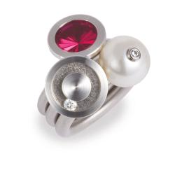 rings, No.10, Freshwater pearl, Mirte Edelsmederij