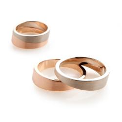 wedding rings, Skew, Mirte Edelsmederij